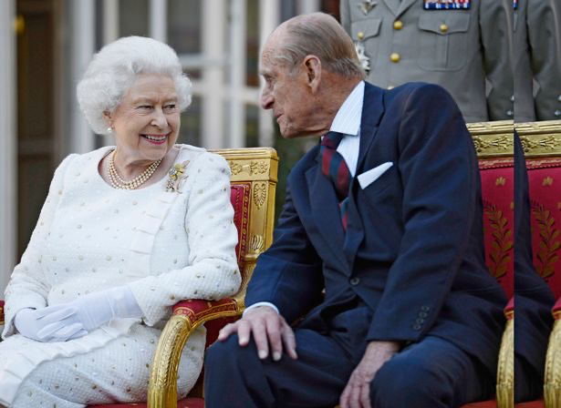 Together again. 
#QueenElizabeth