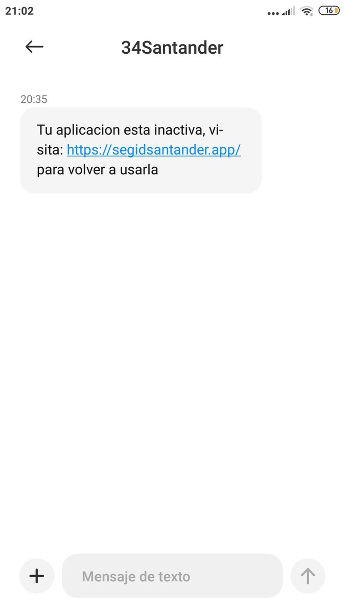No sé Rick, parece falso... #phishing <a href="/santander_es/">Santander España</a>
