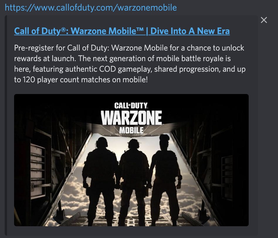 CharlieIntel on X: Call of Duty: Warzone Mobile will feature shared  progression (potentially with the console/PC game?) and 120 player  lobbies, per the meta description of the website link.   / X