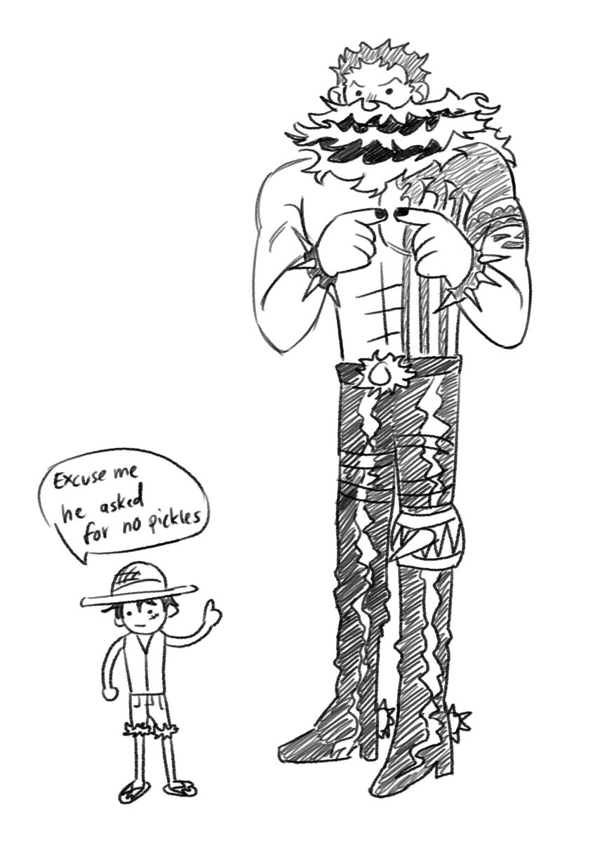 DeadButNoStink's tweet photo. just like it happened in the manga
#ONEPIECE #Onepiecefanart #katakuri #luffy https://t.co/mtHWuqL8jh