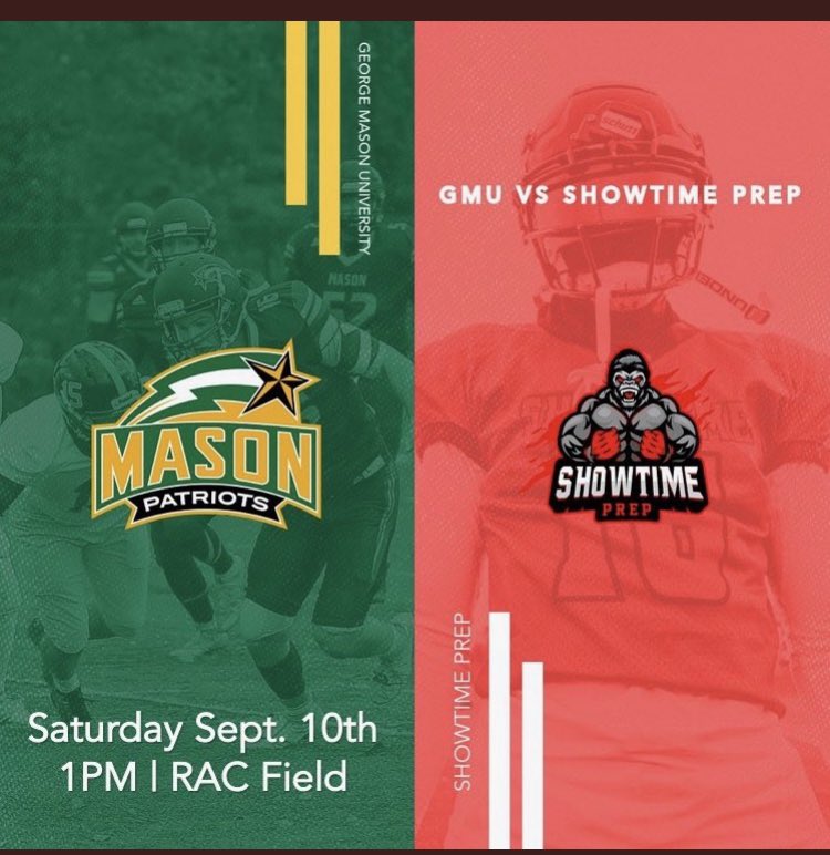 ShowtimePrep's tweet photo. Come out and support Showtime Prep Academy this Saturday as we travel to George Mason University. #ItsShowtime #Silverbackz https://t.co/wO6wNw3gWl