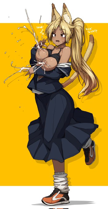 これは急に母乳が暴発したスケバンイヌミミヒロちゃん 