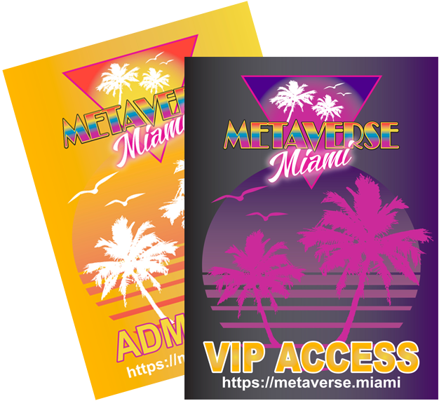 MeldEvent's tweet photo. Excited for Metaverse Miami 2022?! Let's go!

You need a Genesis Pass NFT to attend!

🌴 3.6k Total Passes
❤️ 600 VIP Passes (+1 to event &amp; VIP Lounge/Party)
🔥 VIP passes randomized in mint (0.3 eth)
♾ Events Access EVERY YEAR
💲 Rentable

Mint site: https://t.co/2TbOqPQpPS https://t.co/ByoKkuNwB3