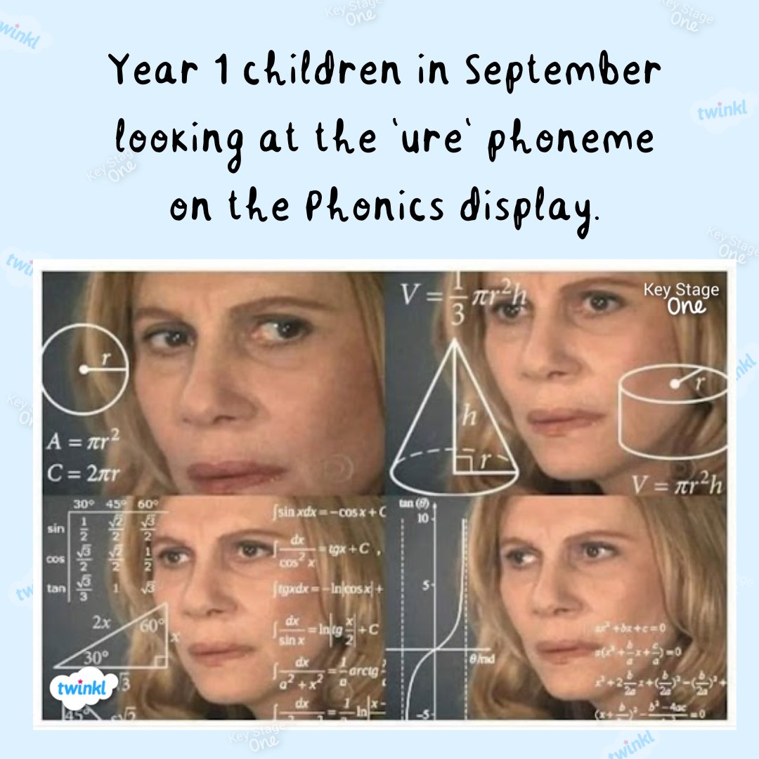 TwinklKS1's tweet photo. π€
@TwinklPhTrainer #KS1September #KS1Teacher #KS1Classroom #EduTwitter #KS1EduTwitter #TeacherHumour #teacherlife #edutwitter #teachersoftwitter #TEACHers #teachertwitter #Funny #FunnyMemes #TeacherMemes #KS1Phonics https://t.co/7dg5mQm2X5