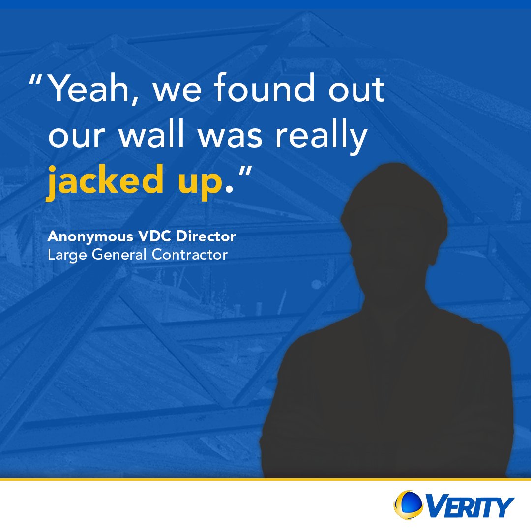 Nobody puts it quite as blunt as the #construction industry!

When asked if #Verity was working well for them, this is what an anonymous customer had to say 🙂

Find out how you can identify installation errors before they become expensive problems 👇

bit.ly/3x4wSOw