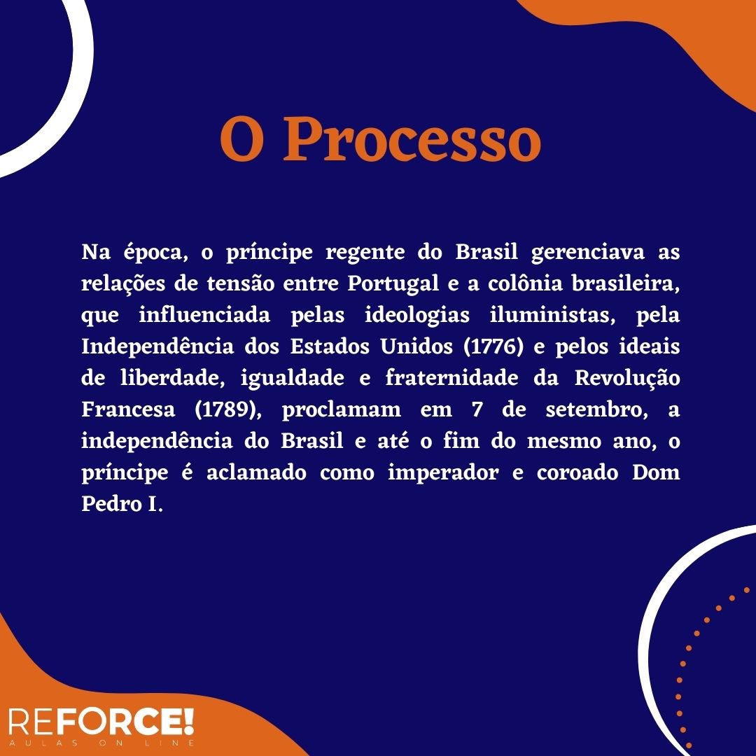 ReforceOnline's tweet photo. DICA DE QUINTA 🤪: Falando de mais uma data comemorativa, nesse ano, 2022, temos o bicentenário da Independência do Brasil! O que esse evento significou para nosso país e que herança ele deixa para nós até hoje? Vamos entender como esse momento histórico é abordado no Vestibular. https://t.co/QswQvM2Apc