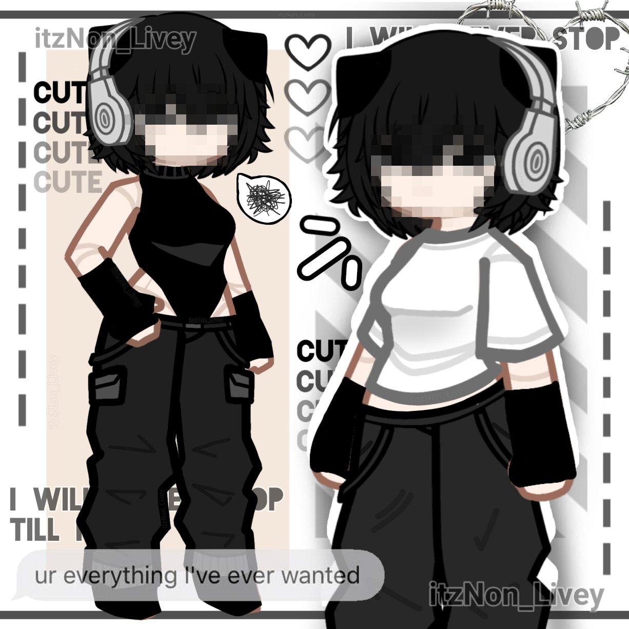 ive✨ on X: Omg oc♡♡ // Gacha edit♡♡  / X