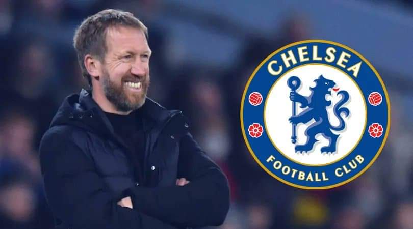 sportbible's tweet photo. BREAKING: Chelsea have announced Graham Potter as their new Head Coach! 🤝 https://t.co/9hT6Bj8WBt