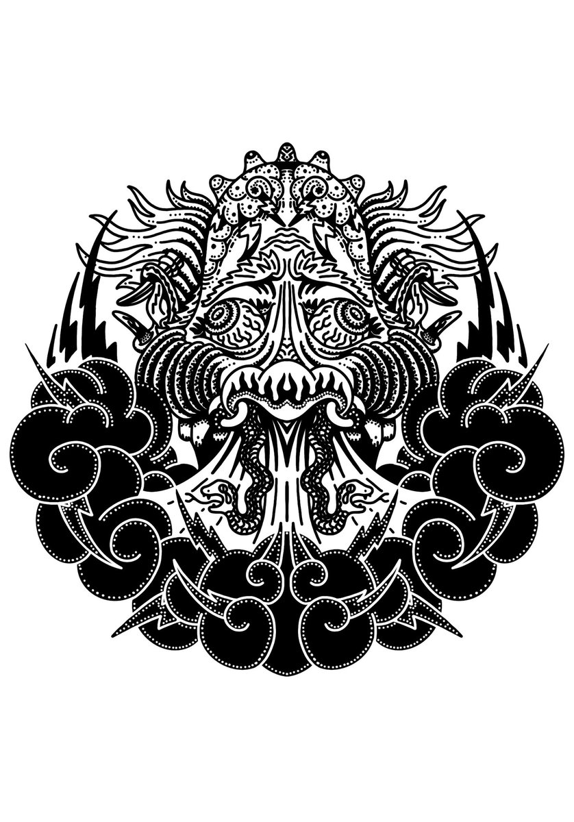 cryptsumo's tweet image. その２
やめられない隙間を埋めていく感じ

#procreate #procreateart #ipadart #drawing #左右対称　#illustration #illustrator #tattoo #tattooart #tattoodesign #ストレス発散