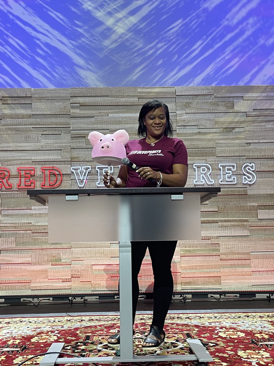 firstofthree's tweet image. Who’s the next speaker on the ⁦@RedVentures⁩ stage at the ⁦@DevOpsDays_CLT⁩ conference?
