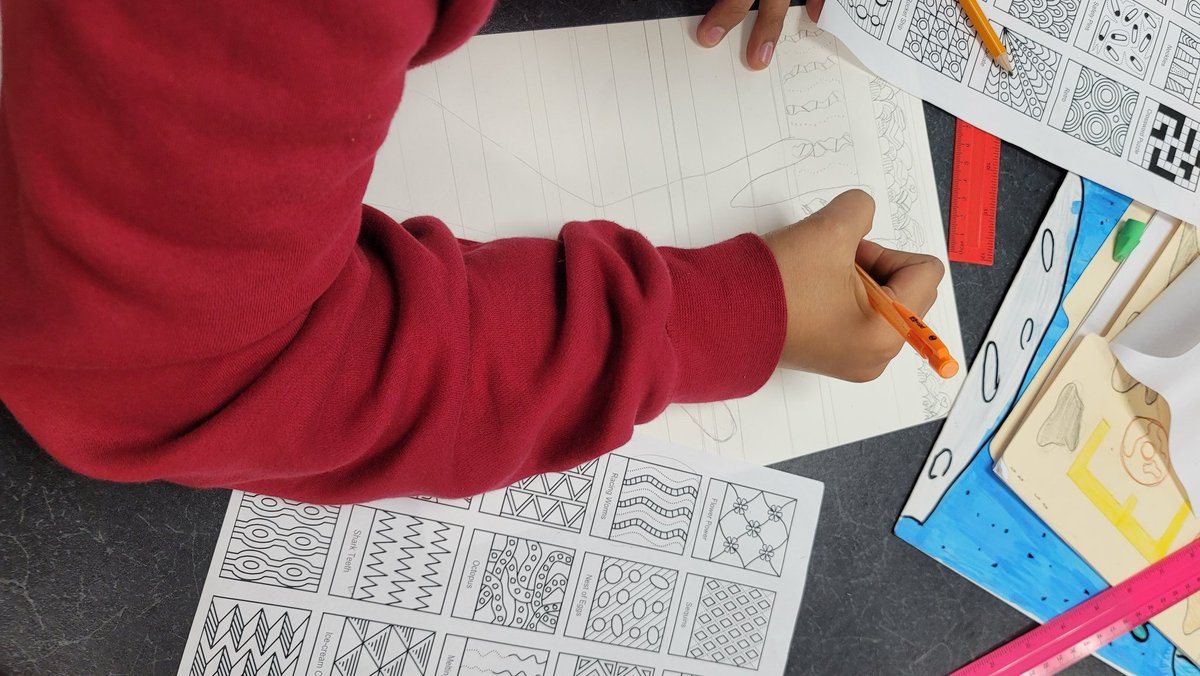 oheeronllms's tweet photo. Element of art lines. Excited to see how our projects turn out! #WitnessGreatness @LLMSLynx https://t.co/q6JZS5XPph