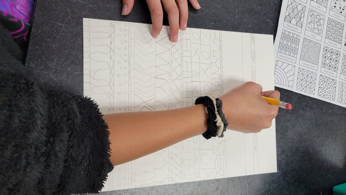 oheeronllms's tweet photo. Element of art lines. Excited to see how our projects turn out! #WitnessGreatness @LLMSLynx https://t.co/q6JZS5XPph