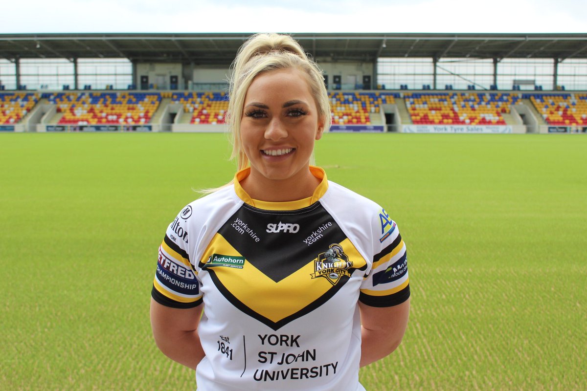 Steegg1's tweet photo. @ChampionsLeague The one and only @sineadpeach @YCKLadies @YorkKnightsRLFC https://t.co/B8i1YqNCKN