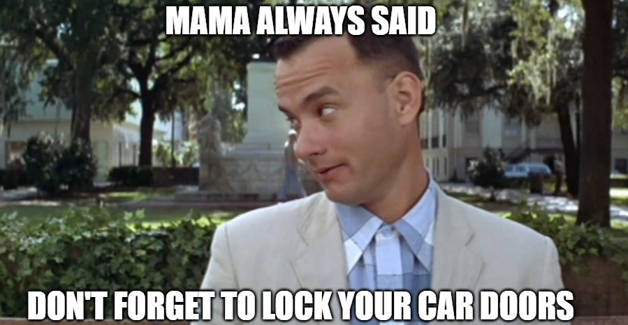 Mama always said... don't forget to lock your car doors.

Did you know a majority of cars that are broken into in the <a href="/CityofSarasota/">City of Sarasota</a> are left unlocked? 🤔😟

Remove valuables &amp; firearms, take your keys and lock your cars.  Stay safe, #Sarasota.