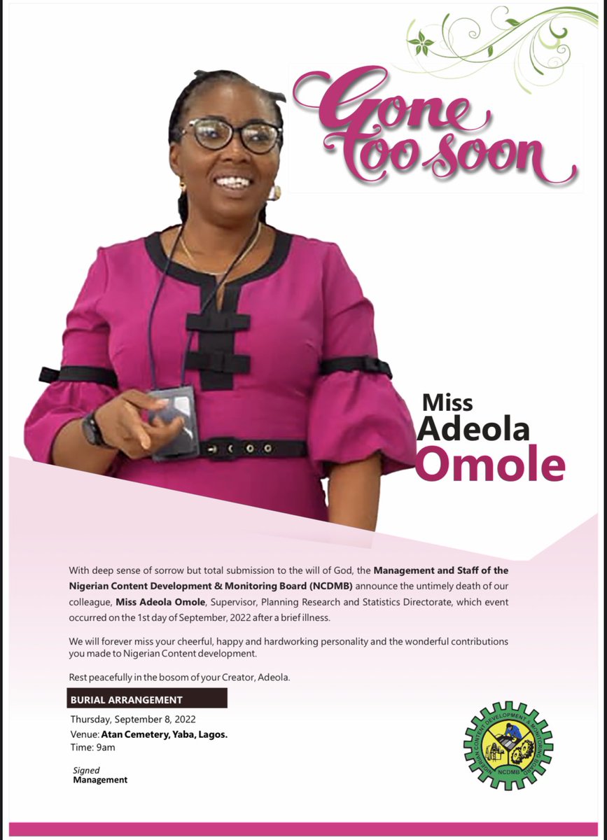 NCDMB tweet media