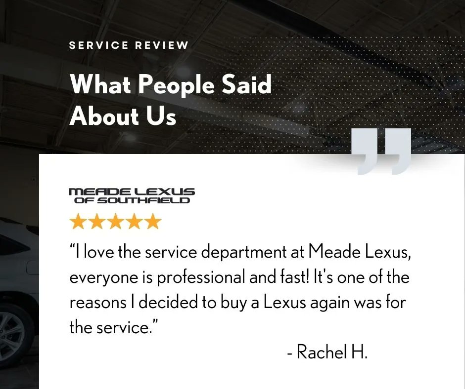 LexusSouthfield's tweet photo. Our goal is to always provide the best possible service to our guests! Rachel, we thank you for your business and we love hearing that we are succeeding in our goal to provide an amazing ownership experience. https://t.co/7HPpsVjtY4