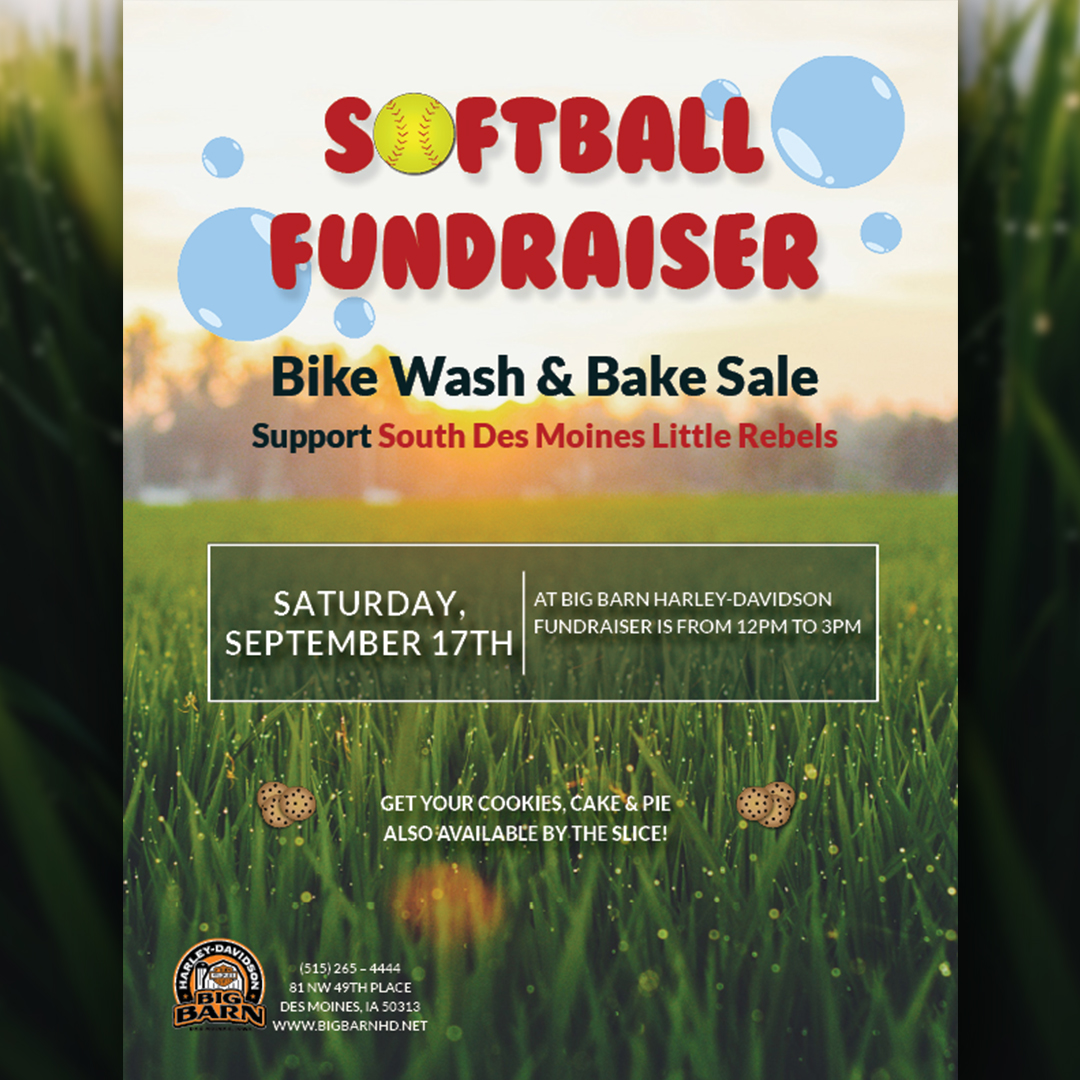 BigBarnHD's tweet photo. 🥎Come to the Big Barn Saturday, September 17th, and support the Girl's Softball team known as the South Des Moines Little Rebels! You can't go wrong with a good cookie!😎 
#ShareThisPost  #supportlocal #dsmsoftball #desmoinessports #desmoinesiowa #iowaevents  #iowa #desmoines https://t.co/VeKGgs55rw