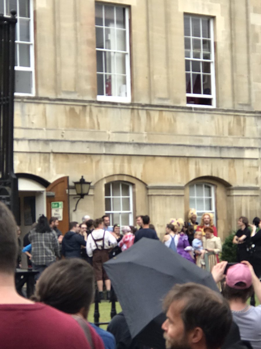 SandraReviews's tweet photo. Into the woods at Bath evacuated into the garden! https://t.co/JGYI3fdlh9