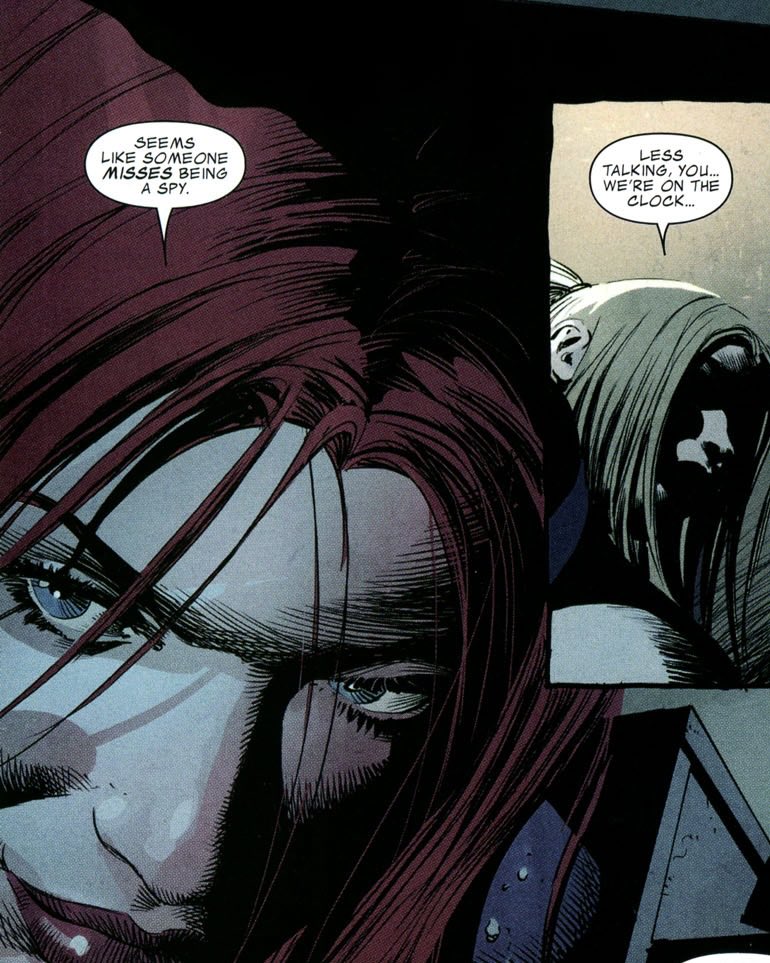 “Seems like someone misses being a spy.”
Captain America vol 1 #617