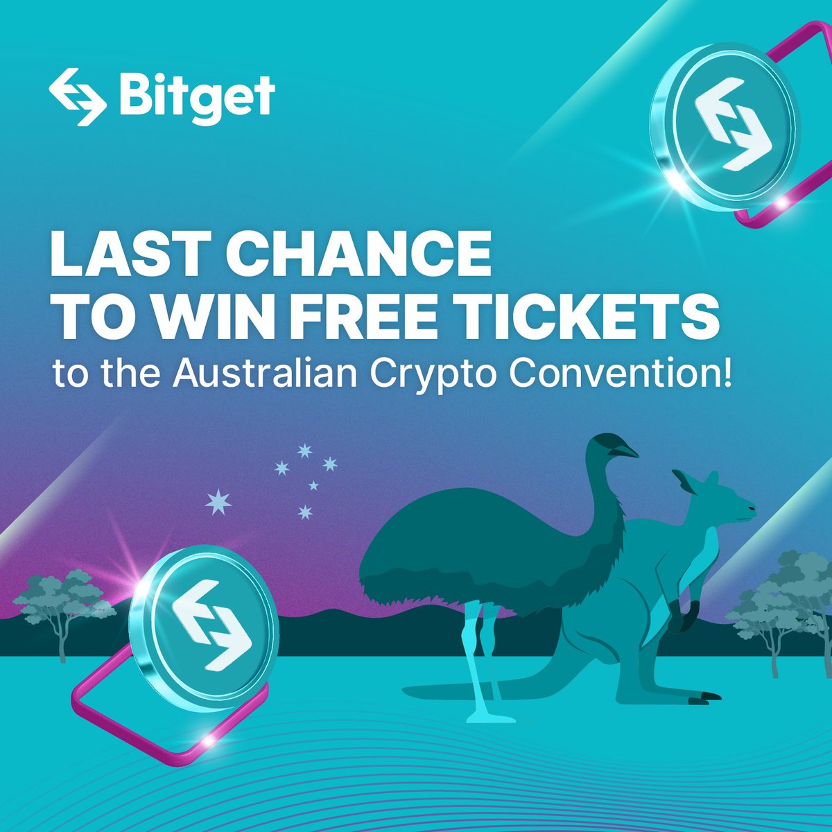 Bitget on Twitter "Last chance to join & win free tickets to the