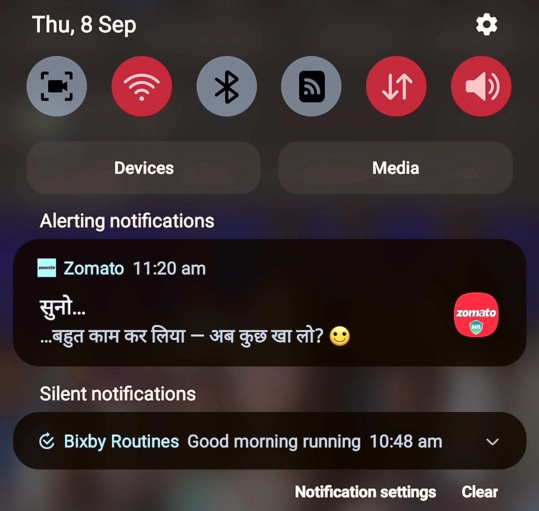 RAJAT09C's tweet photo. @zomato इतनी फ़िक्र घरवालों को नहीं है जितनी zomato को है
Thanks zomato.... https://t.co/TqFeX6K7Fv