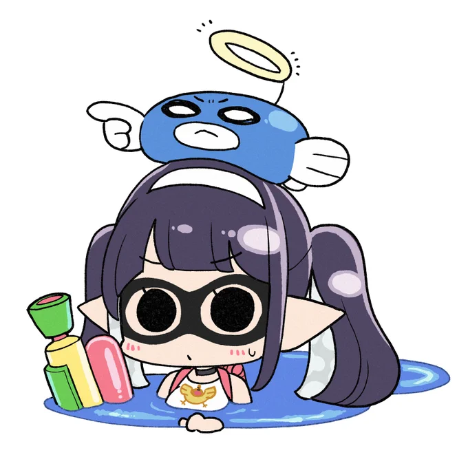 明日(9日)の21時半くらいから人生初のスプラトゥーンを遊んでみようと思うのでなんかリプライで教えてください。 