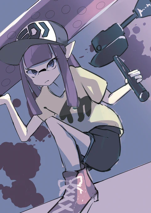 ファンアート間にあったっ!全力で楽しむぜい#スプラトゥーン3 