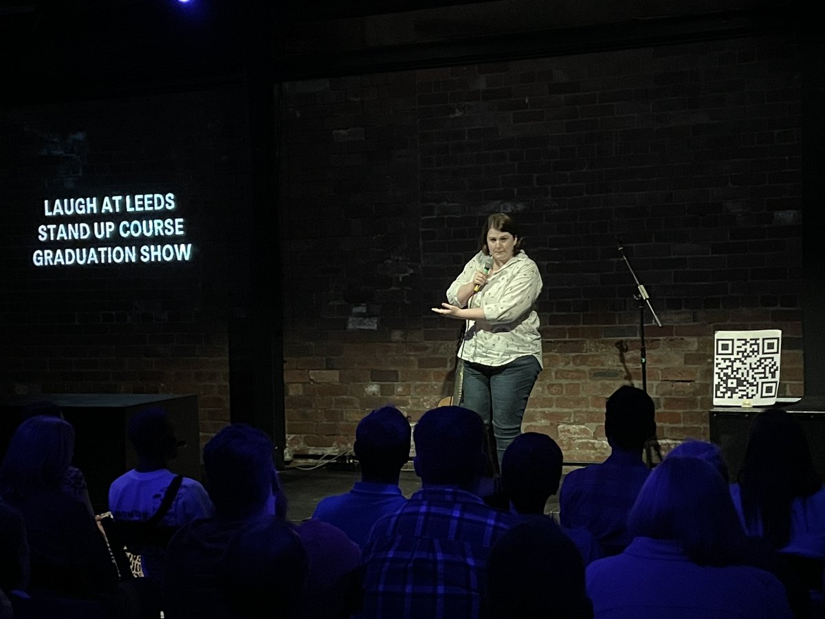Please RT? We've SOLD OUT our #LaughAtLeeds Stand-up Course until the end of the year, but we've put the 2023 dates live NOW on laughatleeds.com and will save you money if you book before the end of September. “I LOVED this course. I belly laughed every week 
- Katy