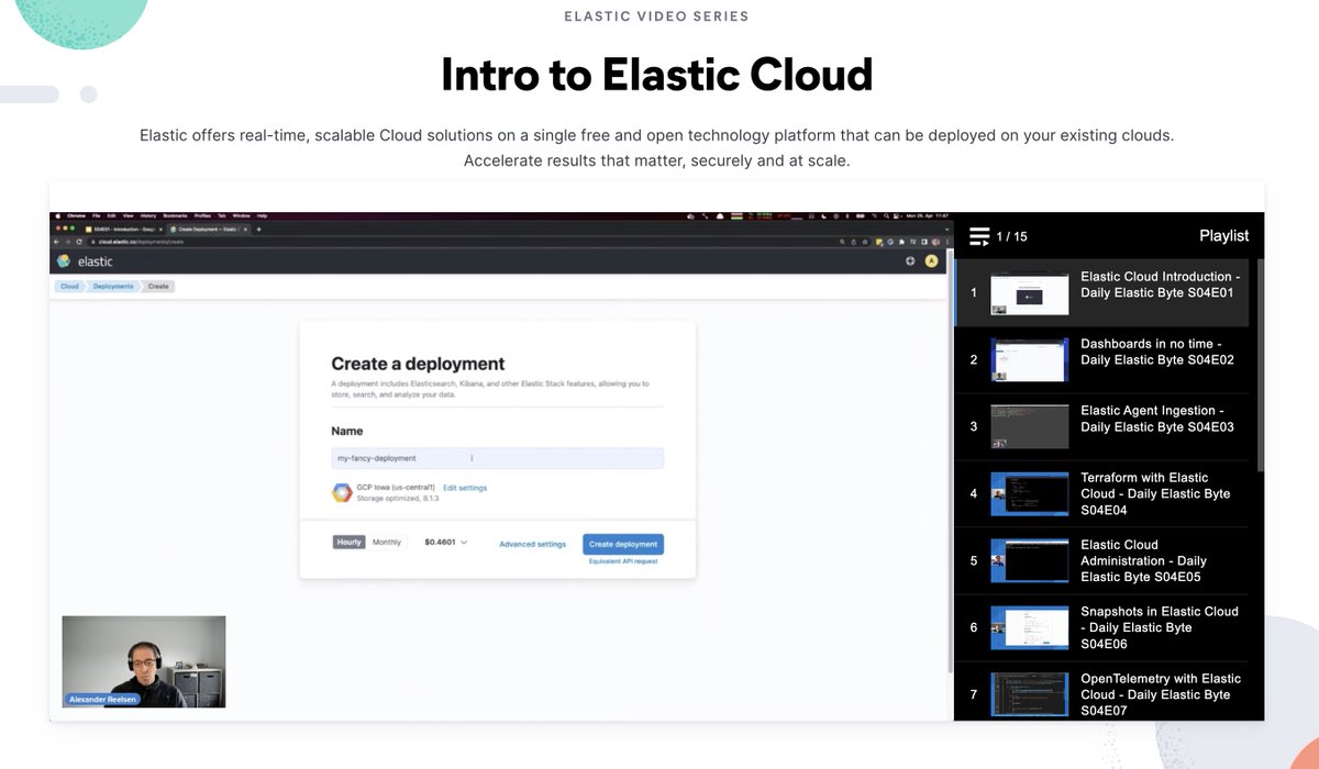 "Intro to <a href="/elastic/">Elastic</a> Cloud": elastic.co/videos/intro-e…
nice job <a href="/spinscale/">Alexander Reelsen</a> <a href="/dadoonet/">David Pilato 🇺🇦🇪🇺🇫🇷</a> <a href="/aravindputrevu/">Aravind Putrevu</a> 😀