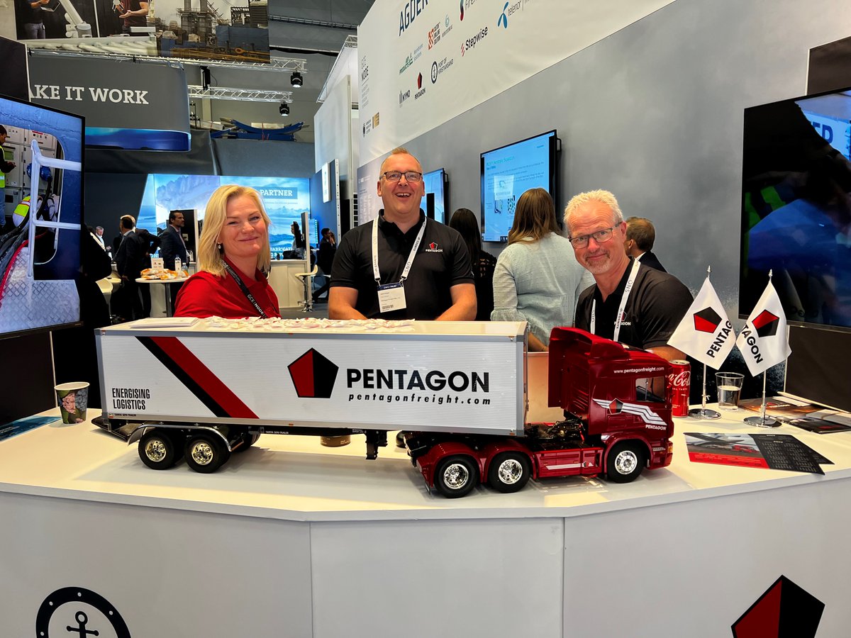 PentagonFreight's tweet photo. We had a blast at ONS22 Norway! 💥
#ons22norway #ons22 #pentagonfreightservices #logisiticsofcertainty #freightforwarders #freightforwarding #freightservices #logistics #supplychainlogisitics https://t.co/ULvhLjGddF