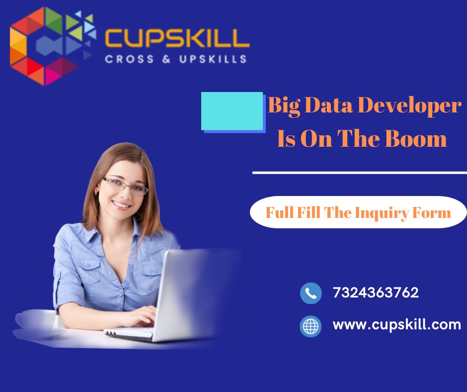 CupSkill1's tweet image. Big Data development is on the boom. Learn this in-demand trait and get hired now!
And fill out the Inquiry form.
cupskill.com
#javaTrainingUSA #PythonTrainingUSA #Bestonlineittrainingplatform #ItTrainingPlatform #AWSDeveloperTraining #Bigdatadevelopertraining