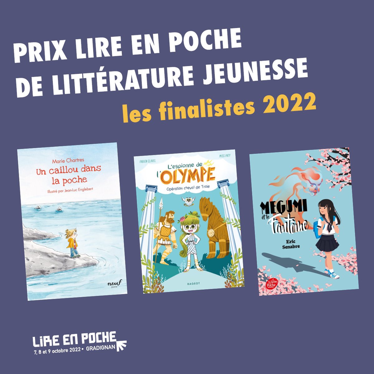📚Chez Lire en poche, les jeunes sont aussi jurés avec le prix Lire en poche de littérature jeunesse ! 

🖊️Venez rencontrer le ou la lauréat.e parmi une sélection de six romans jeunesses, sur le salon. 
#lireenpoche2022 #littératurejeunesse #livredepoche