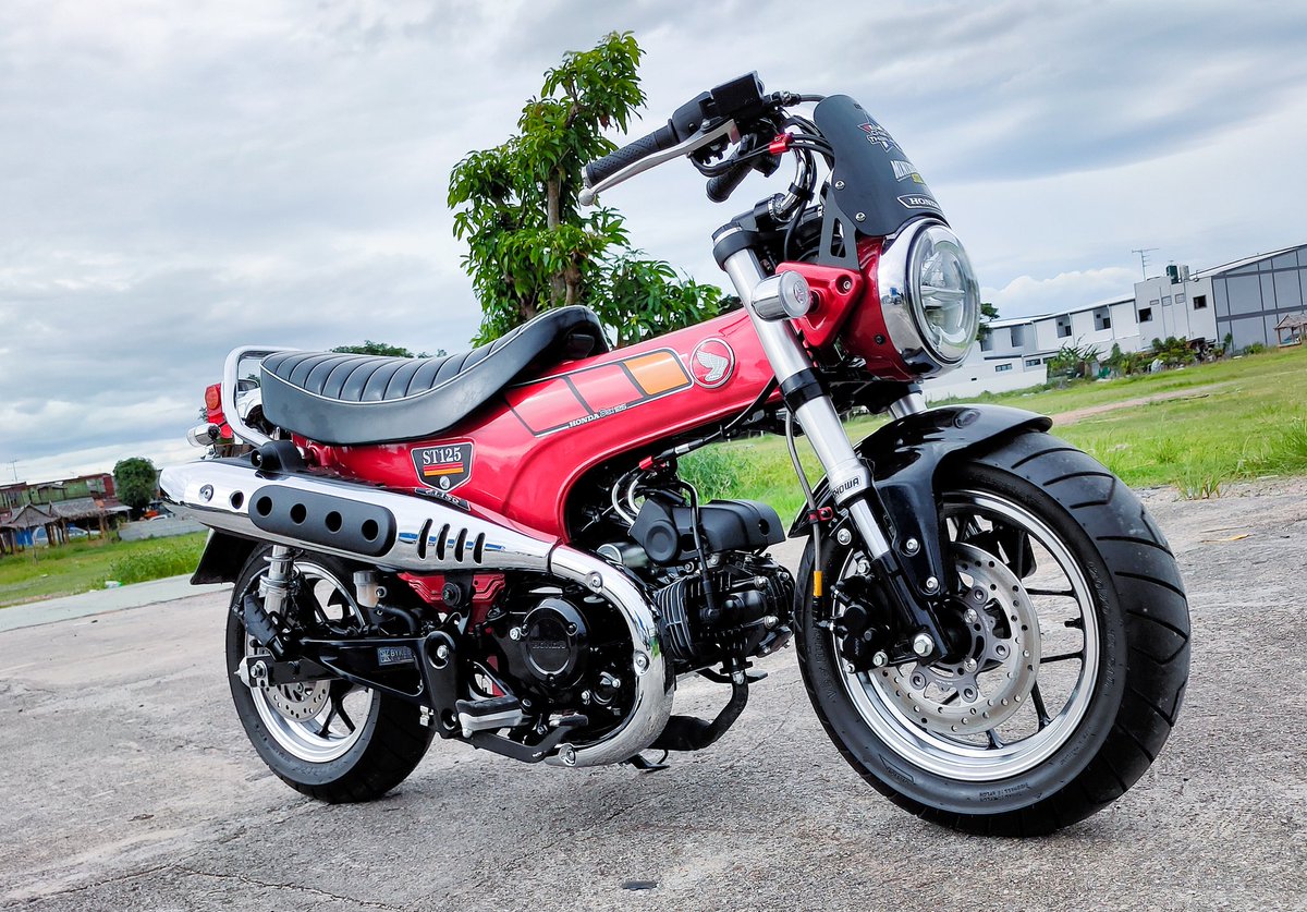 boatathipbodi's tweet photo. Honda Dax 
#dax125 #st125 #chalythailand #4mini #bykebuzzcustom #thailandminibike #st50 #honda #hracing #hondaDax https://t.co/VIIWJrLLfz