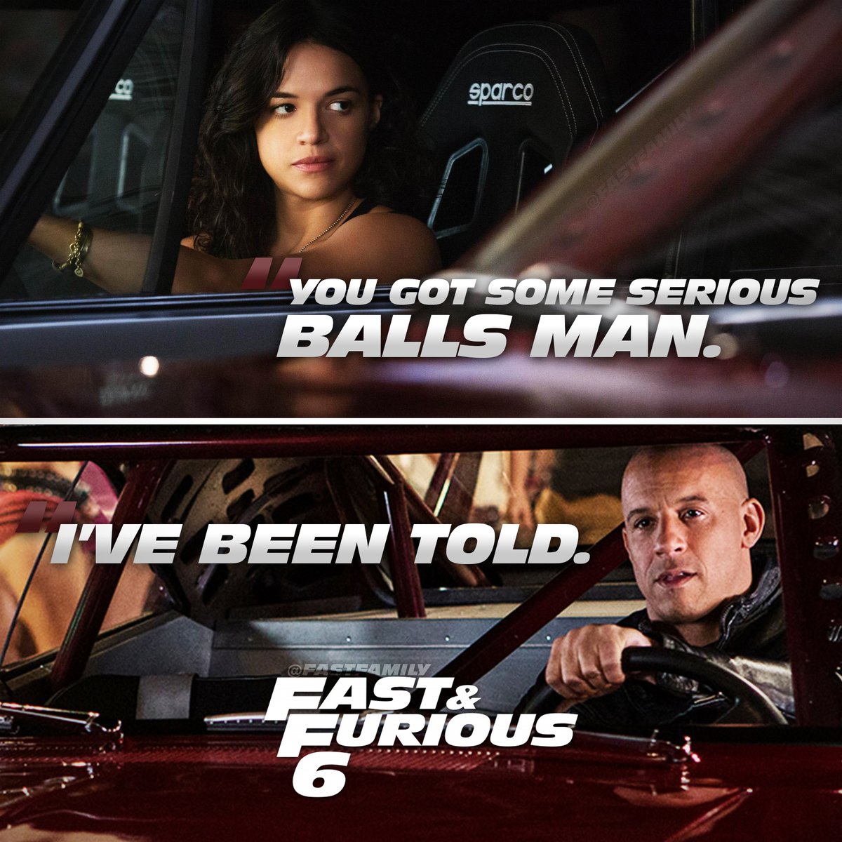 FastFamily's tweet photo. Knowing who you are is very important. #FastFurious6 #TBT https://t.co/SbLvSlFGdY