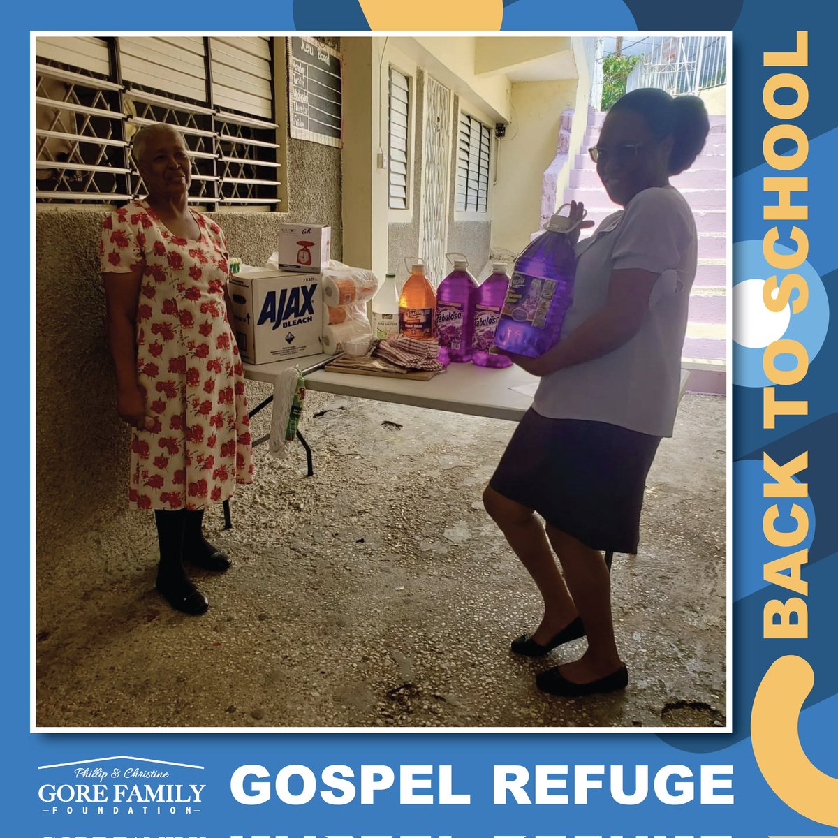 The GFF team delivered packages containing cleaning supplies, kitchen utensils and toys to our sponsored basic schools to assist with the reopening of school this week. 

#gorefoundation #backtoschool2022