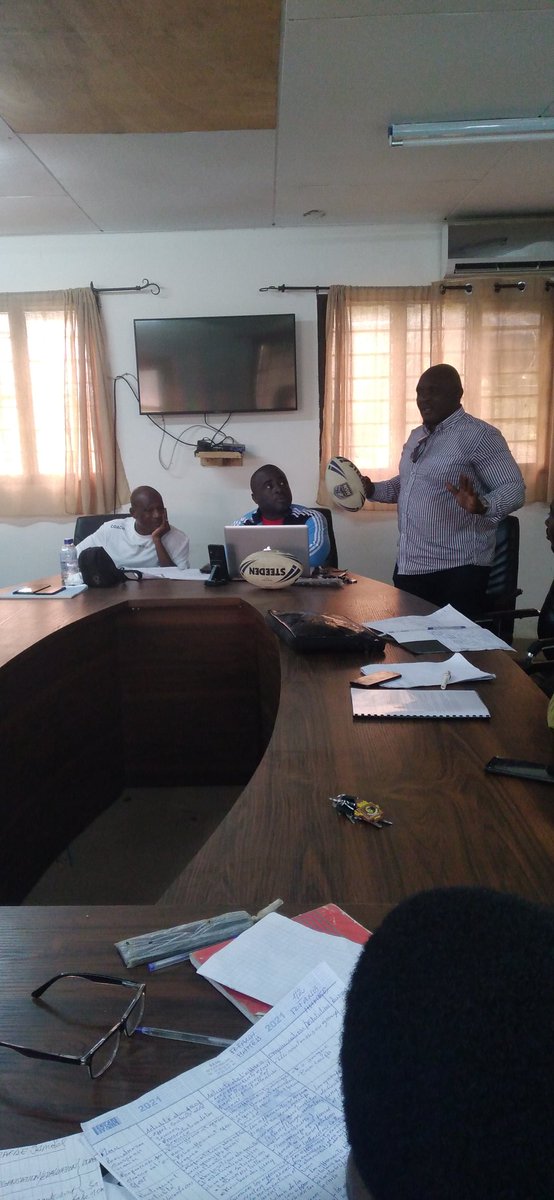 Jeudi 8 Août 2022/ Développement du rugby à 13 en Côte d'Ivoire : Séance de travail avec la Fédération Sportive de l'Enseignement Secondaire de Côte d’Ivoire (FESECI) au Lycée Moderne d'Abobo