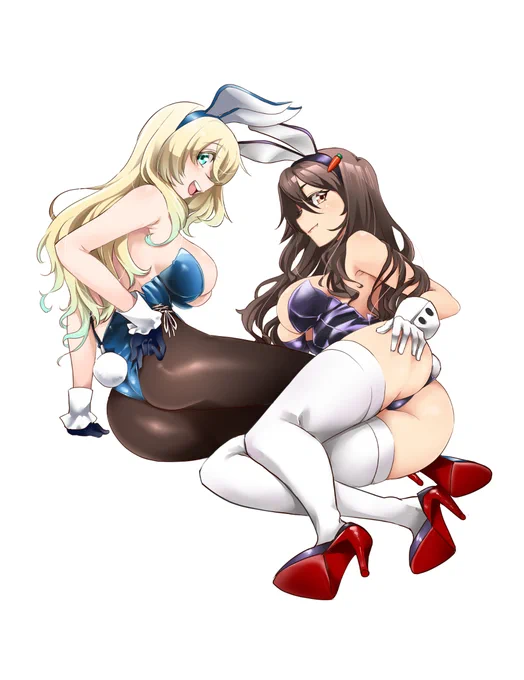 5000-10000愛柄バニー #艦隊これくしょん #愛宕(艦隊これくしょん) #足柄(艦隊これくしょん) https://t.co/x2AEqQbtmP 