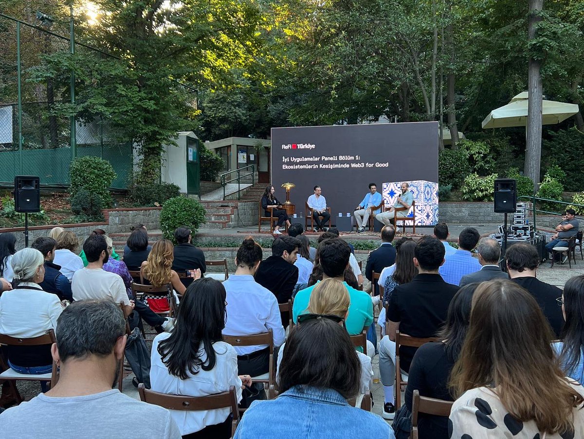 ReFi Türkiye’nin düzenlediği Web3 for Good buluşmasında “Ekosistemlerin Kesişiminde Web3 for Good” panelindeyiz.

Kurucularımız Mert Fırat ve Ali Ercan Özgür’le yer aldığımız panelde S.O.S Chain’in ortaya çıkış hikayesi ve işbirliklerine dair gelişmeleri anlattık⭐️