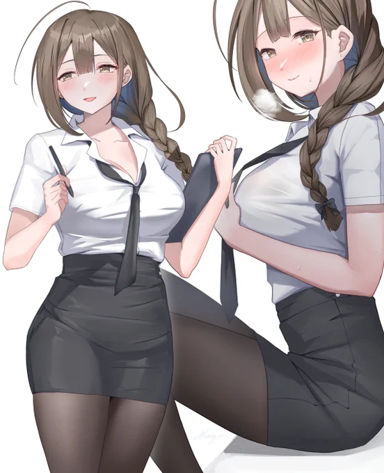 おはよう​9月スケジュールの関係で定期更新は一時停止させて頂きたいと思います。#シャニマス#桑山千雪 