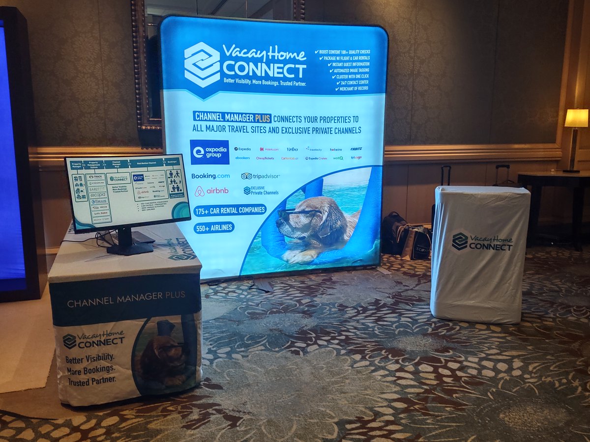 VacayHome's tweet image. All set up!

This year's #StreamlineSummit hosted by @StreamlineVRS  is officially underway. We're hanging out at BOOTH 1 so stop by and say hi! 

#propertymanagement #propertymanager #vacationrentals #shorttermrental