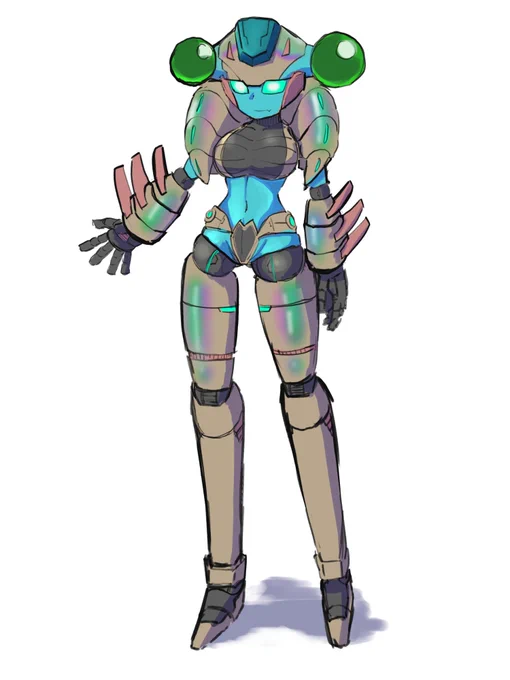 アノマロカリスモチーフロボ娘!#ロボ娘 #メカ娘 #ZHart 