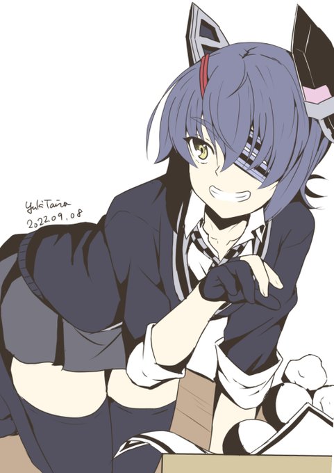 「tenryuu (kancolle) thighhighs」Fan Art(Latest)