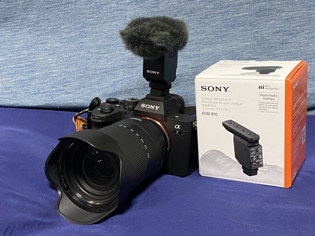 kentanakamura__'s tweet photo. ネットで話題のSONYの神マイク買っちまったぜ😇
Vlog撮りたいなぁ🎥🚶♀️
#ECMB10 https://t.co/5bvoozcAPB