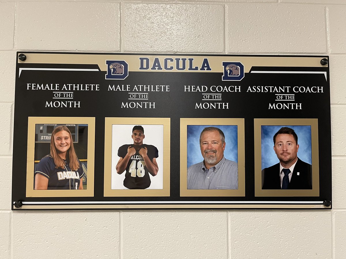 Dacula High School Softball (@dacula_softball) on Twitter photo Congratulations to <a href="/HowardOlivia04/">olivia howard</a> and <a href="/coach_burford/">CoachBurford</a> for being recognized as <a href="/DaculaHS/">Dacula High School</a> Female Athlete and Head Coach of the month for August. Also congrats to <a href="/BoulwareSimeon/">Simeon Boulware</a> & Coach Carter from <a href="/DaculaFB/">Dacula Football</a> on their selections. Congratulations to <a href="/HowardOlivia04/">olivia howard</a> and <a href="/coach_burford/">CoachBurford</a> for being recognized as <a href="/DaculaHS/">Dacula High School</a> Female Athlete and Head Coach of the month for August. Also congrats to <a href="/BoulwareSimeon/">Simeon Boulware</a> & Coach Carter from <a href="/DaculaFB/">Dacula Football</a> on their selections.
