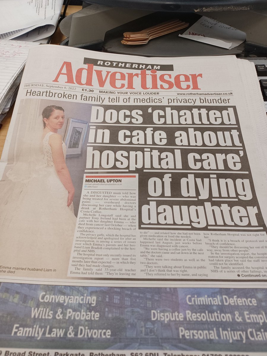 brayford_chris's tweet photo. Make sure to go out and support local journalists discussing local issues in Rotherham. Your weekly Rotherham Advertiser available across the town. https://t.co/1y44uQdQlW