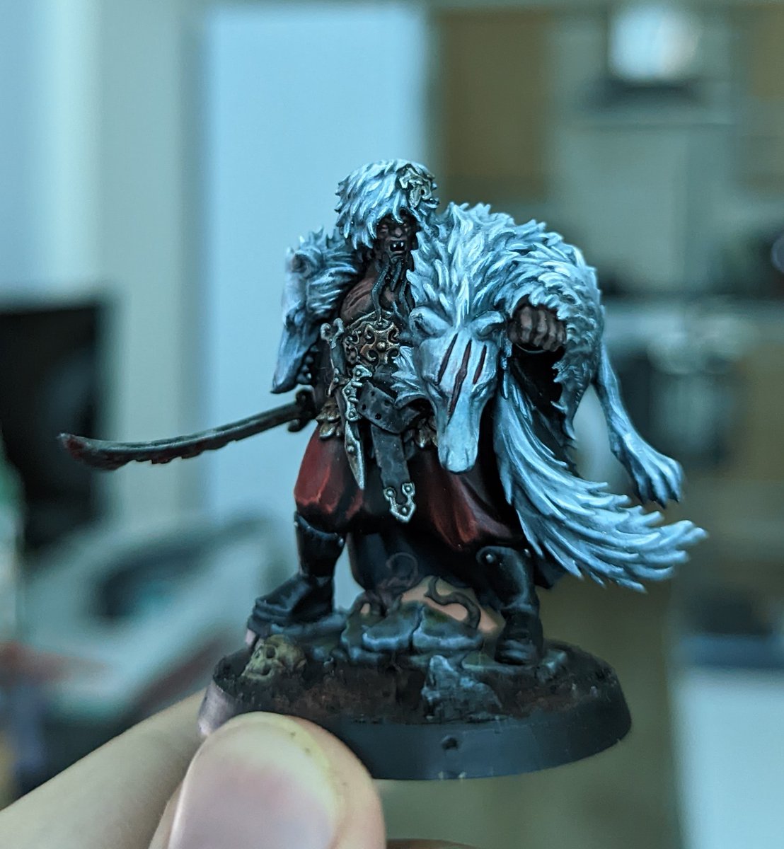 Really love this scheme for the soulblight. #WarhammerCommunity #ageofsigmar #AOS #soulblightgravelords #warhammer #Vampire