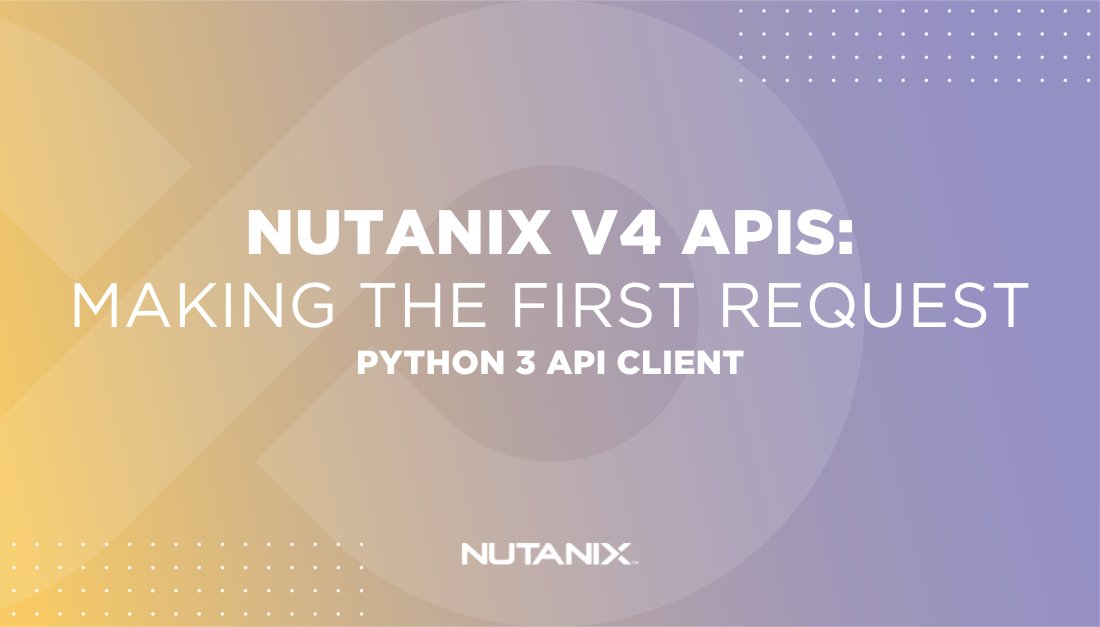 NutanixNation's tweet photo. In the first article about the new Nutanix APIs you'll the 101s of making a simple API request, followed by writing a complete Python script to leverage the new APIs.  Coming soon, a similar article but covering the new SDKs!  https://t.co/Gwq0UH5gkW #nutanix #api #v4 #python https://t.co/ZacXxwMVf1