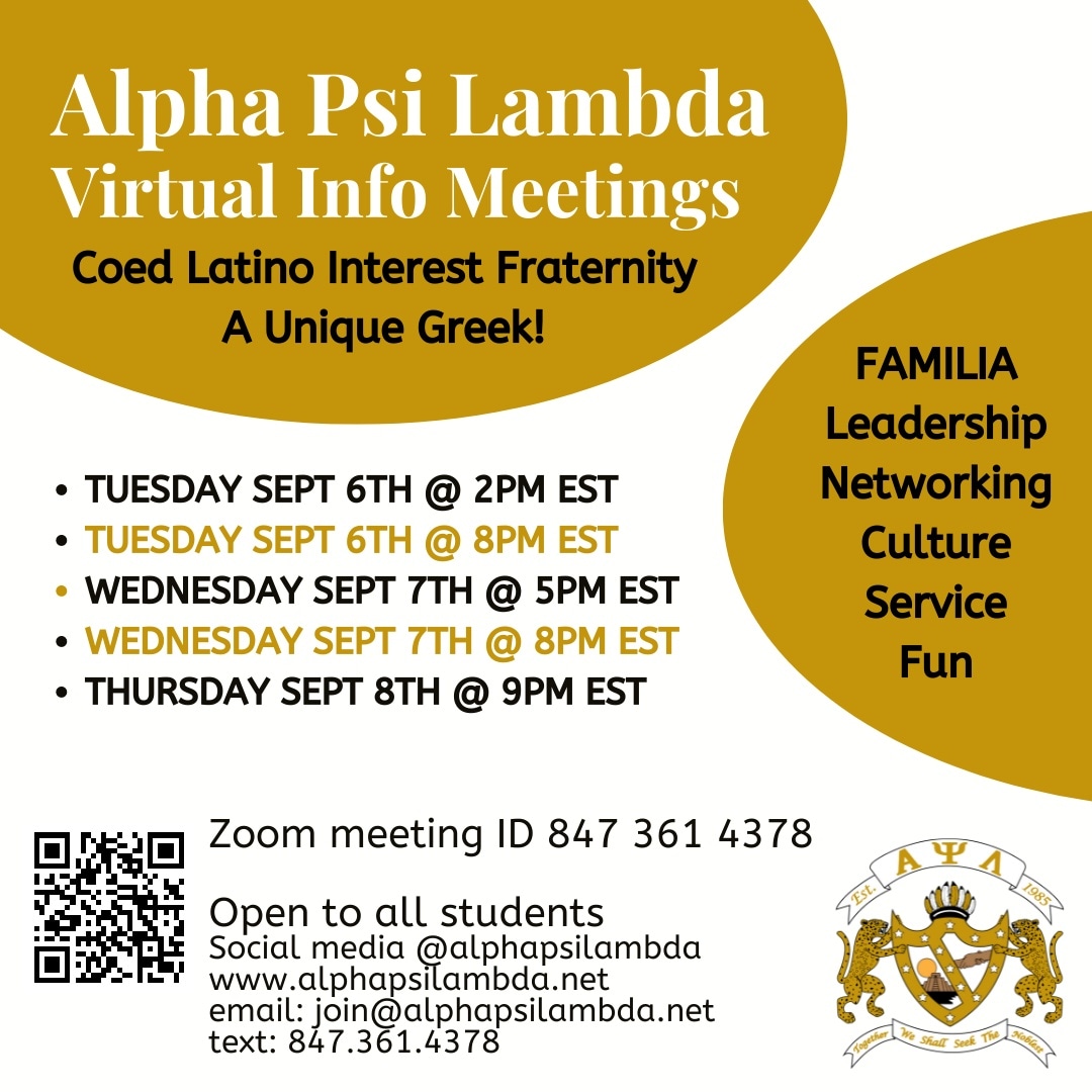 What does it take to join our noble Familia? Found out today in our zoom info meeting at 9pm est