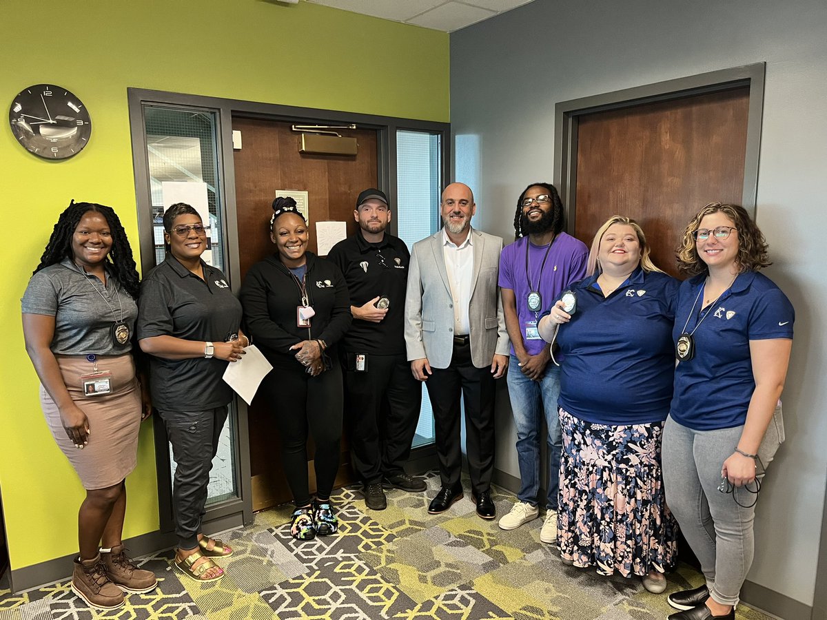 This morning the Environmental team acknowledged those that have passed their probationary period or have been promoted and presented them with their official badges! Congrats on your hard work and thank you for your dedication! #publichealth