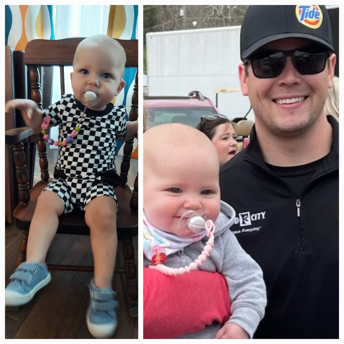 erinrache's tweet photo. @Erik_Jones #karleylo is still celebrating her favorite driver and story reader at school today!  Was so glad we were at @TooToughToTame Sunday night!  Congratulations! https://t.co/QYGs7HN2Mw